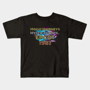 Magic Journeys Mystic Flights 1982 Attraction Vintage Retro Kids T-Shirt